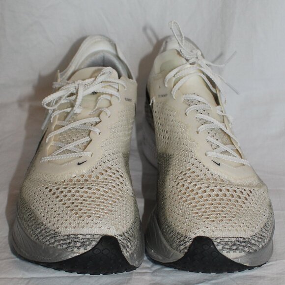 Nike ZoomX VaporFly 3 Running Shoes White/Particle Grey Metallic Men's Sz12.5 - Picture 2 of 16